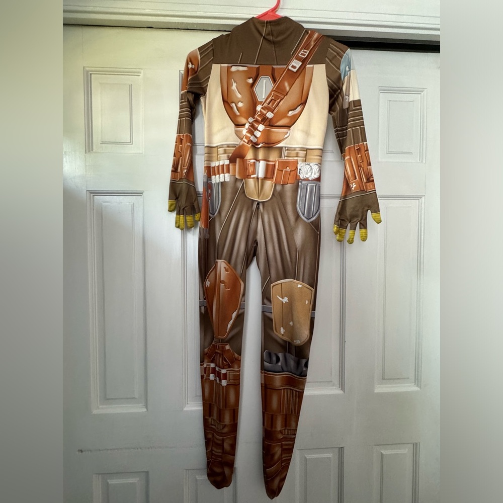 Mandalorian kids bodysuit costume